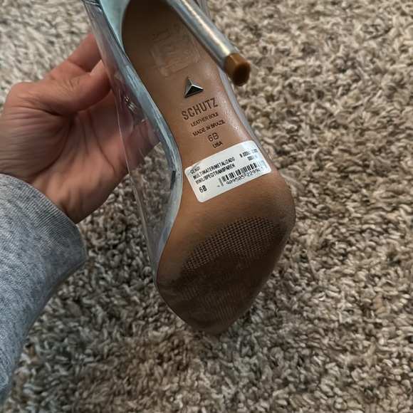 Schultz Silver High Heels - Picture 3 of 3